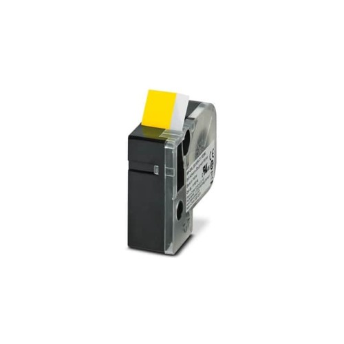 LABEL, ROLL, YELLOW/BLACK, UNLAB