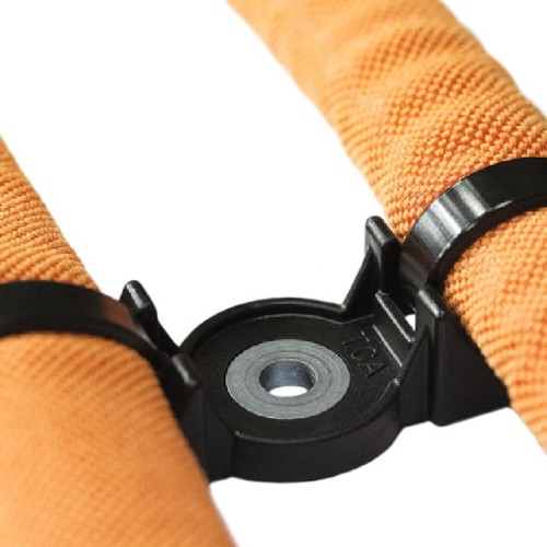 3-PIECE DUAL CABLE TIE/SCREW MOU