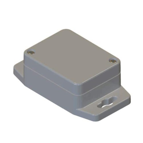 GRAY/GRAY FLANGED BASE POLYCARBO