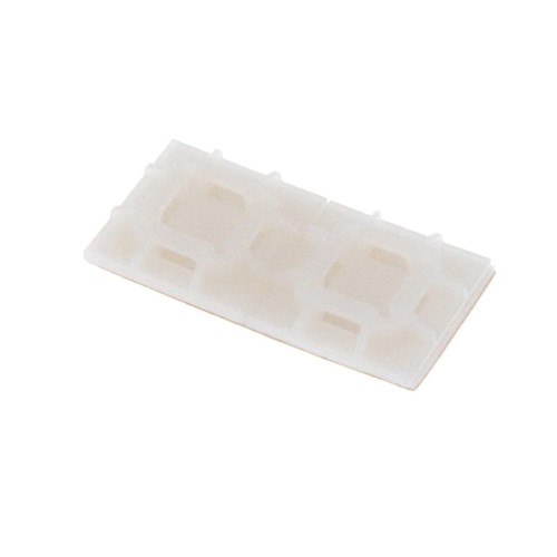 CABLE TIE HLDR QUAD ADH WHITE