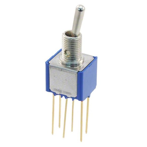 SWITCH TOGGLE DPDT 6A 125V