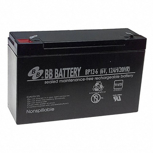 BATTERY LEAD ACID 6V 12AH