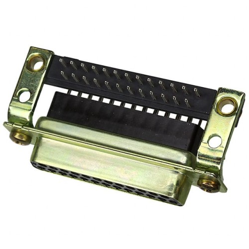 CONN D-SUB RCPT 25POS R/A SLDR