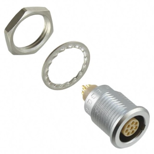 CONN RCPT FMALE 8P GOLD SLDR CUP