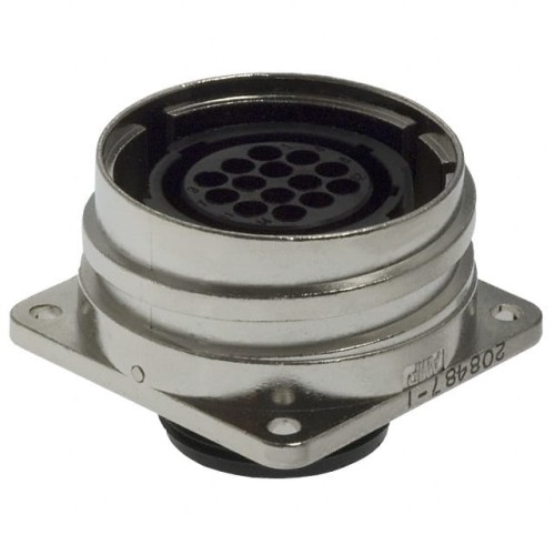CONN RCPT HSG FMALE 14POS PNL MT