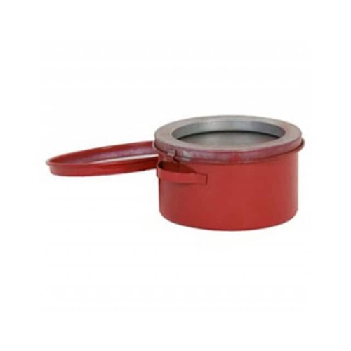 BENCH CAN, 6-1/4"DIA.X3-5/8"H, 1