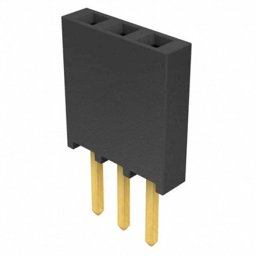CONN RCPT 3POS 0.1 GOLD PCB
