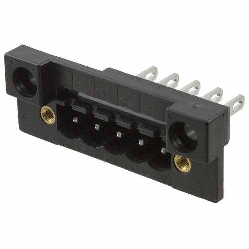 TERM BLK HEADER 5POS BLACK