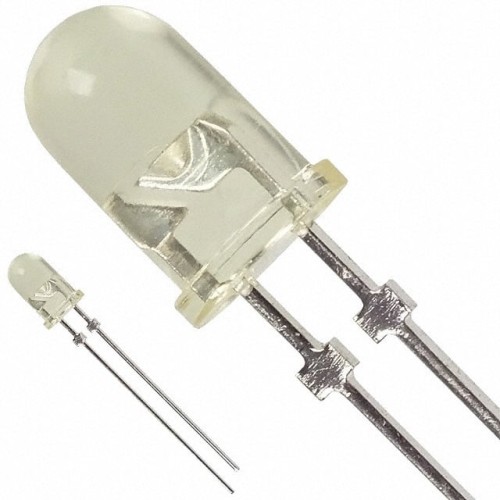 LED YELLOW CLEAR T-1 3/4 T/H