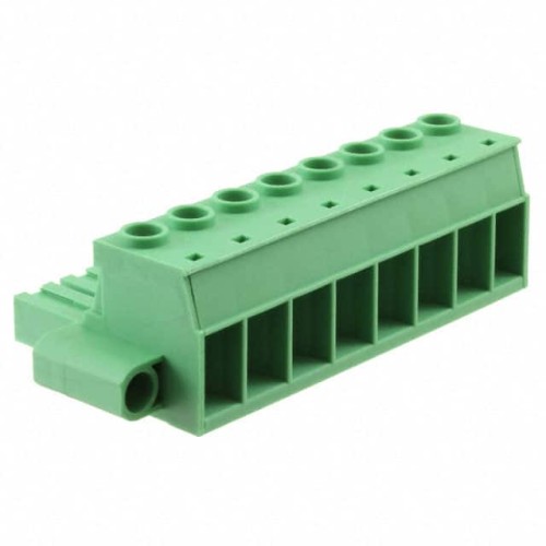 TERM BLOCK PLUG 8POS STR 7.62MM