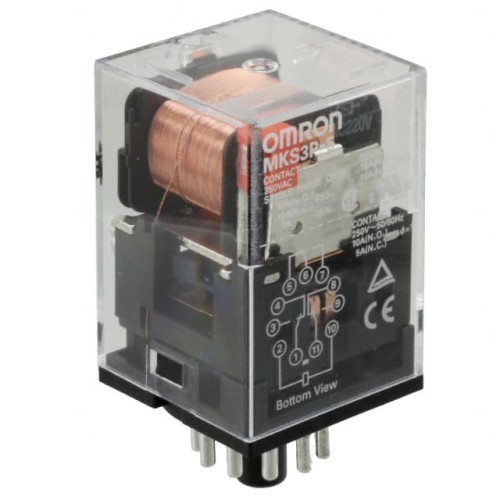 RELAY GEN PURPOSE 3PDT 10A 50V