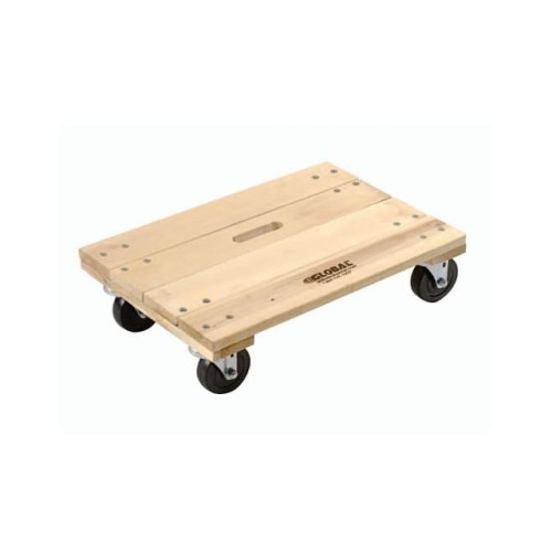 HARDWOOD DOLLY, SOLID DECK, 24 X