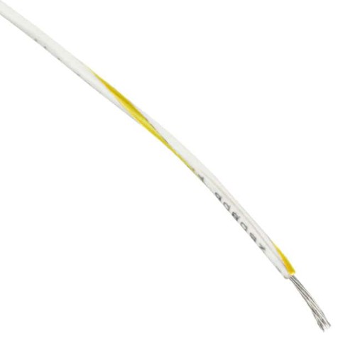 HOOKUP STRND 20AWG WHT/YEL 1000'