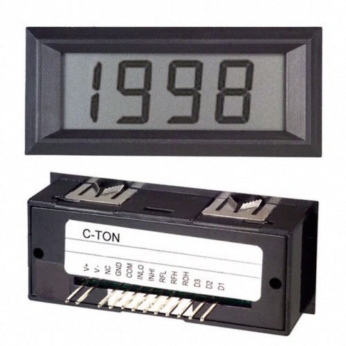 VOLTMETER 20VDC LCD PANEL MOUNT