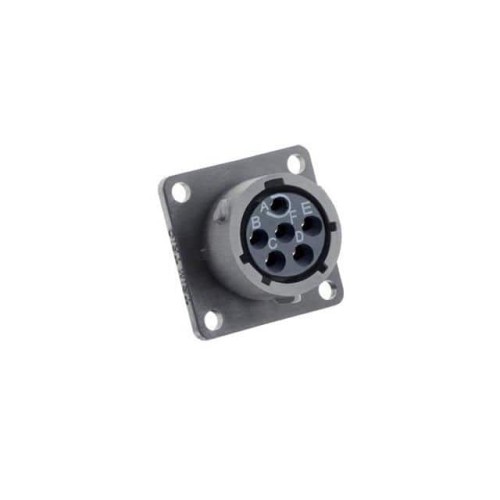 SQUARE FLANGE RECEPTACLE, WITHOU