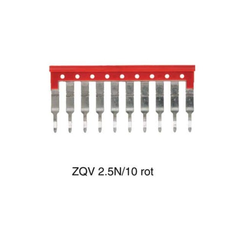 JUMPER TERM BLK 5POS FLAT PIN
