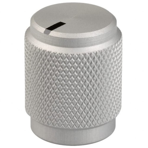 KNOB KNURLED 0.250" METAL