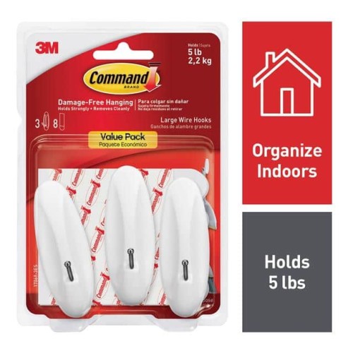 COMMAND LARGE WIRE HOOK, 17069-3