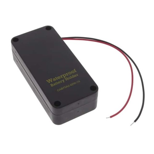 BATT HOLDER AA 2 CELL WIRE LEADS
