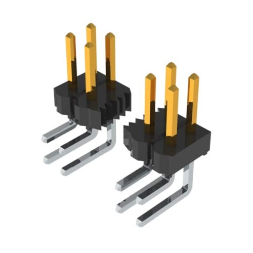 CONN HEADER R/A 20POS 2.54MM