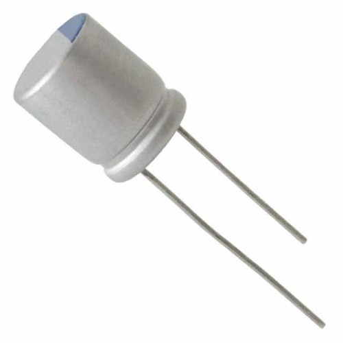 CAP ALUM POLY 270UF 20% 25V T/H