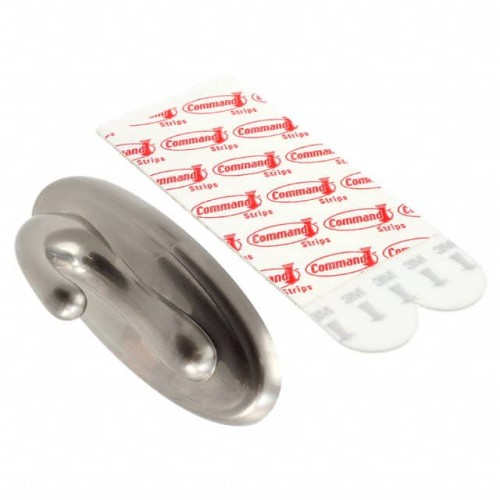 METALLIC BRUSHED NICKEL MED HOOK