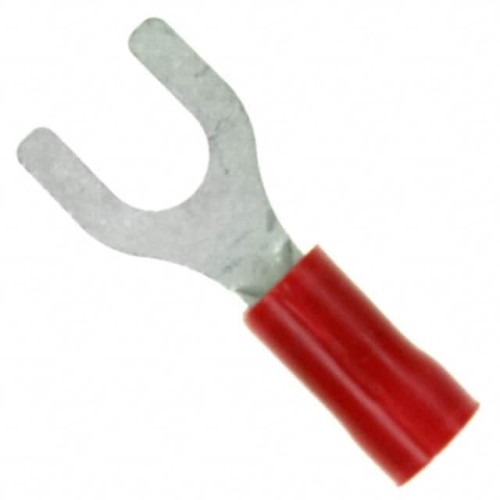 CONN SPADE TERM 16-22AWG #10 RED