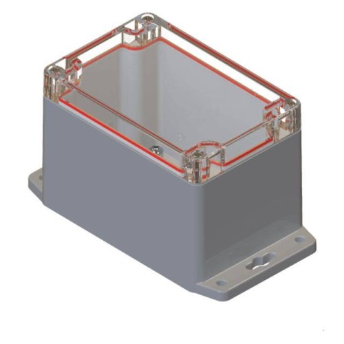 PLASTIC BOX ENCLOSURE WITH FLANG