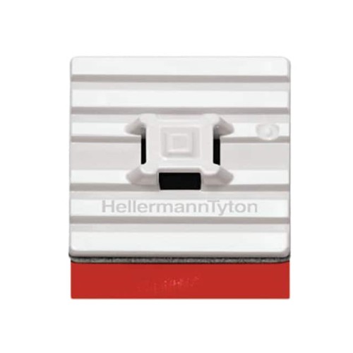 CABLE TIE HLDR QUAD ADH BLACK