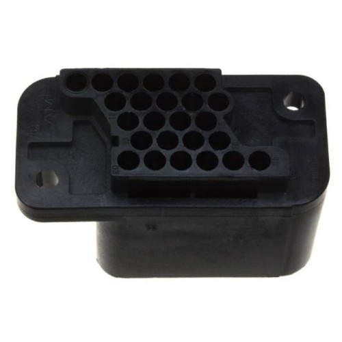 CONN PLUG HSG DRAWER 25POS BLK