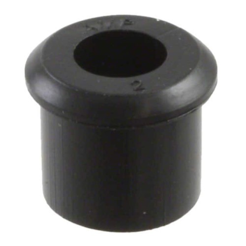 BUSHING SPLIT 0.218" PVC BLACK