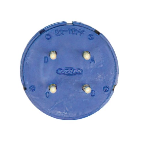 INSERT, PINS, 4 POS, SOLDER CUP