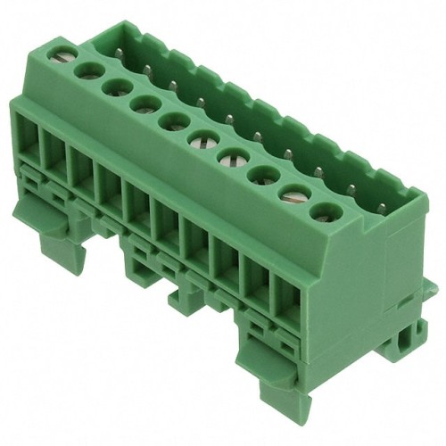 TERM BLK PLUG 10POS 27.2MM GREEN
