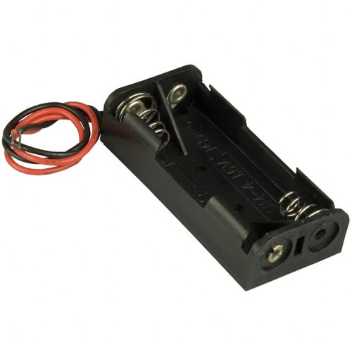 BATT HOLDER AAA 2 CELL 6" LEADS