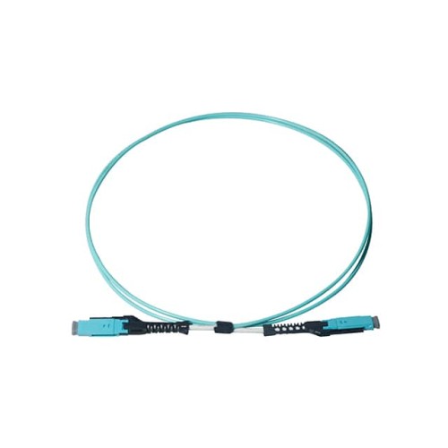 MDC-MDC OM3 Uniboot,OFNR Aqua,1M