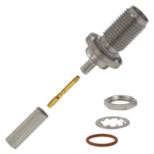 CONN SMA JACK STR 50 OHM CRIMP