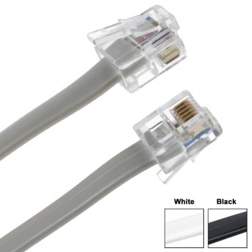 CABLE MOD 6P6C PLUG TO PLUG 25'
