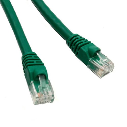 CAT5E SNAG FREE MOLD GREEN 10FT