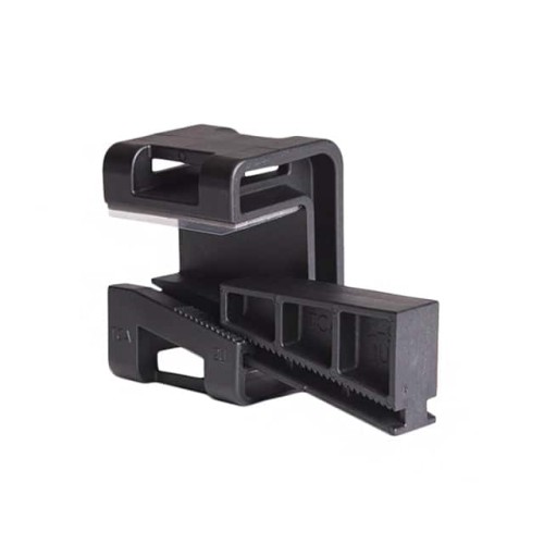 CABLE TIE HLDR QUAD ADH BLACK