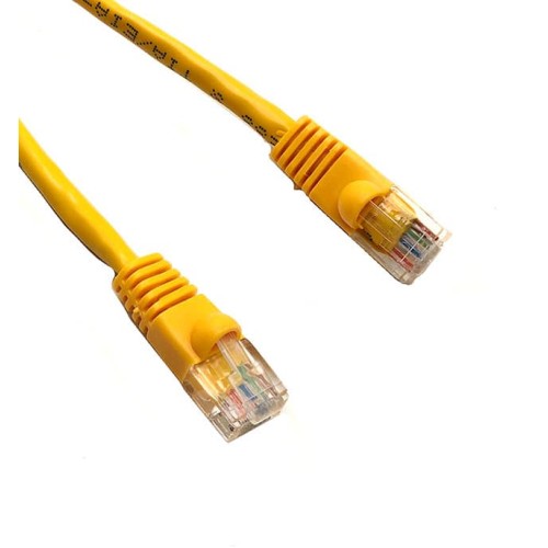 CAT5E SNAG FREE MOLD YELLOW 7FT