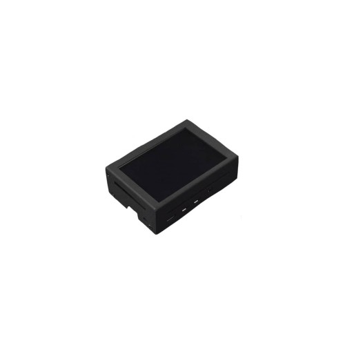 CASE METAL BLACK RASP PI 4