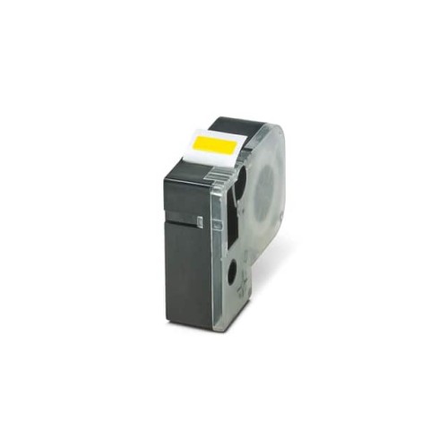 LABEL, ROLL, YELLOW/BLACK, UNLAB