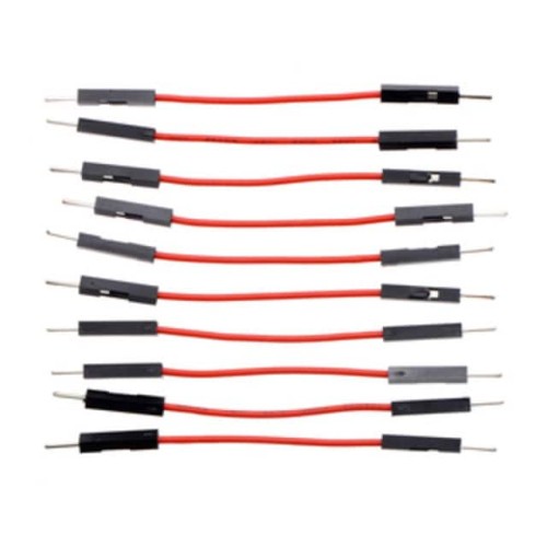 JMPR WIRE 10-PACK M-M 2" RED
