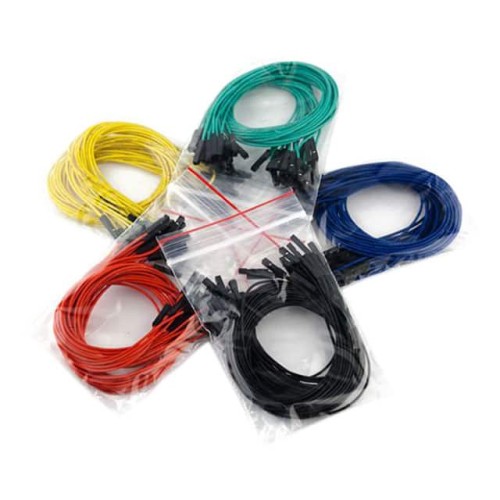 JUMPER WIRE F/F 12" 100PCS