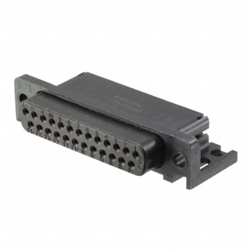 CONN D-SUB RCPT 25POS R/A SLDR