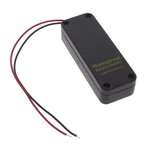 BATT HOLDER AAA 2CELL WIRE LEADS