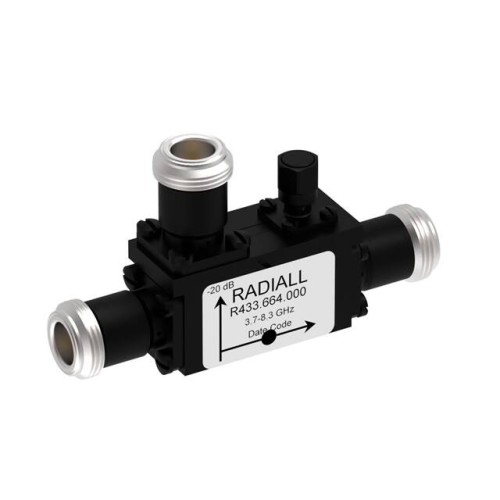 COUPLER: N 3.7-8.3GHZ 20DB FLAT