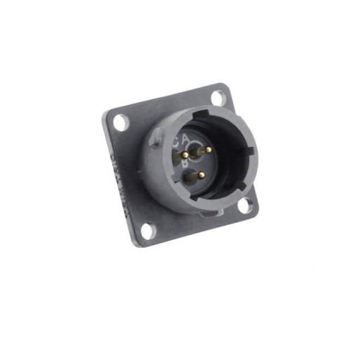 SQUARE FLANGE RECEPTACLE, WITHOU