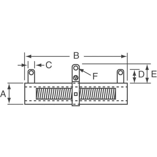 ADJ PWR RES 6 OHM 100W CHAS MT