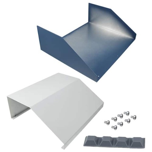 CABINET ALUM BLU/WHT 10"L X 12"W